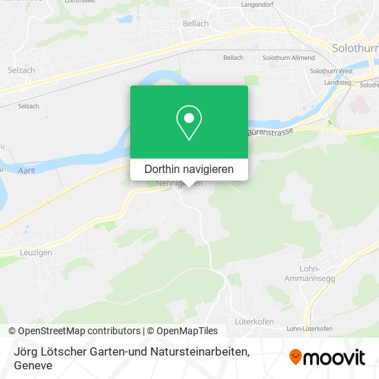 Jörg Lötscher Garten-und Natursteinarbeiten Karte