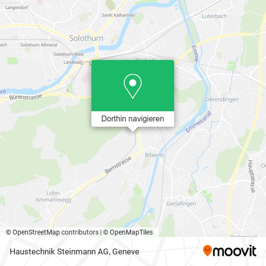 Haustechnik Steinmann AG Karte
