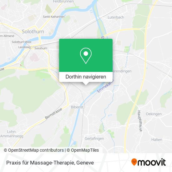 Praxis für Massage-Therapie Karte