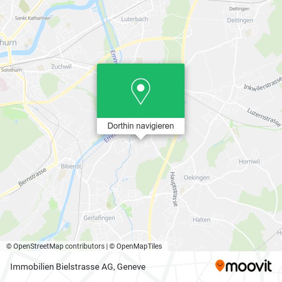 Immobilien Bielstrasse AG Karte