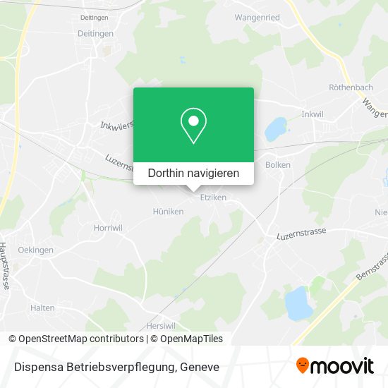 Dispensa Betriebsverpflegung Karte