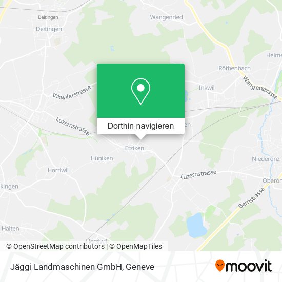 Jäggi Landmaschinen GmbH Karte