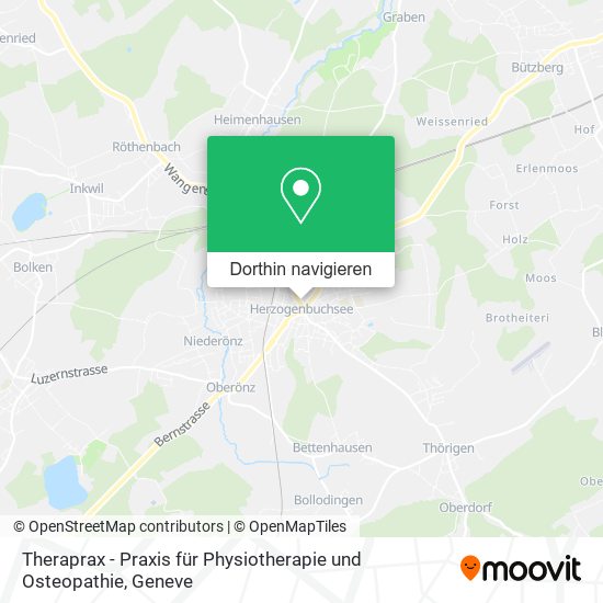 Theraprax - Praxis für Physiotherapie und Osteopathie Karte