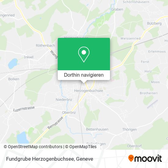 Fundgrube Herzogenbuchsee Karte