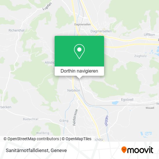 Sanitärnotfalldienst Karte