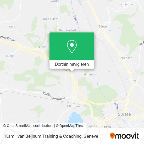 Kamil van Beijnum Training & Coaching Karte