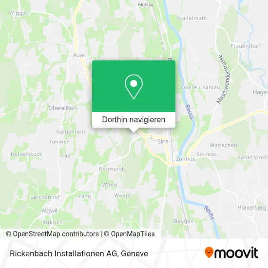 Rickenbach Installationen AG Karte