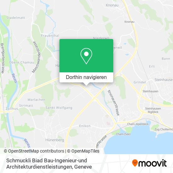 Schmuckli Biad Bau-Ingenieur-und Architekturdienstleistungen Karte