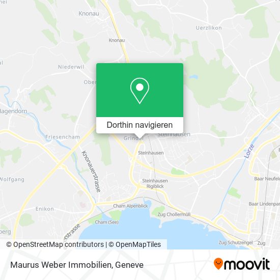 Maurus Weber Immobilien Karte