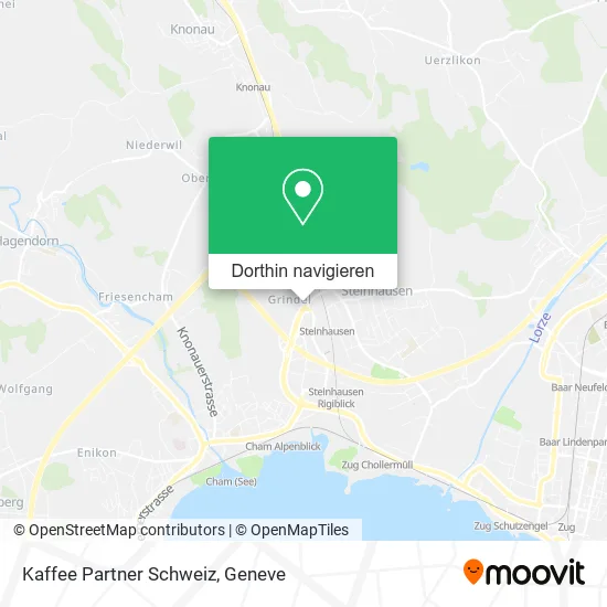 Kaffee Partner Schweiz Karte