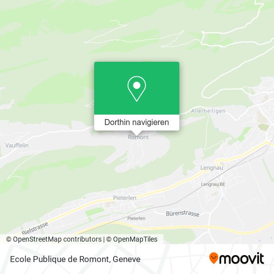 Ecole Publique de Romont Karte