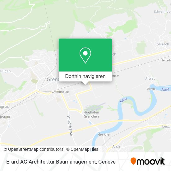 Erard AG Architektur Baumanagement Karte