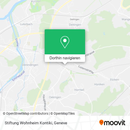 Stiftung Wohnheim Kontiki Karte
