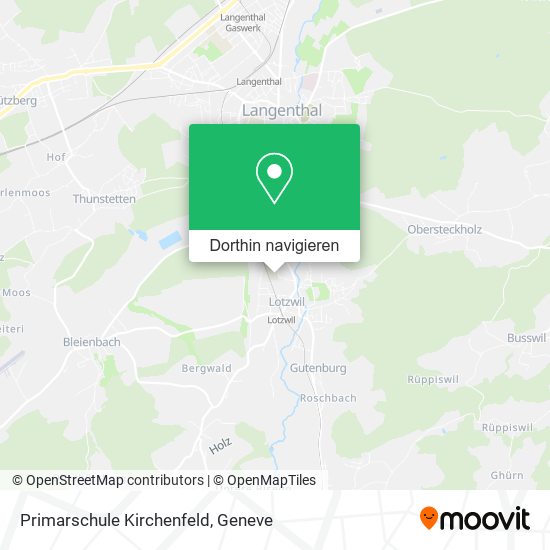 Primarschule Kirchenfeld Karte