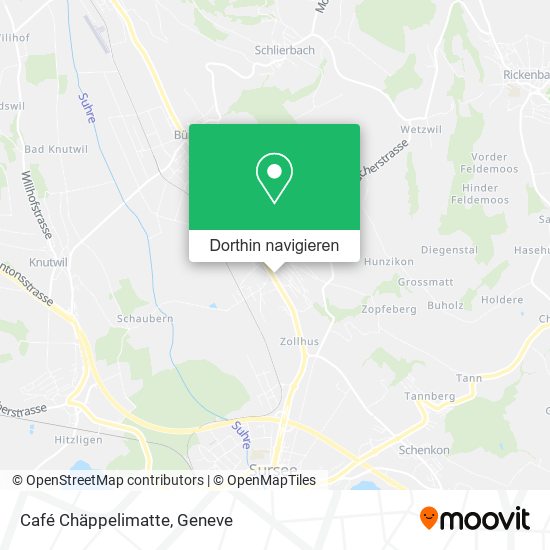Café Chäppelimatte Karte