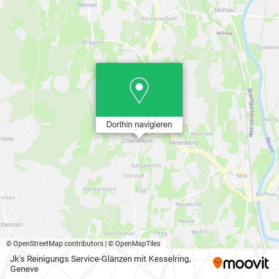 Jk's Reinigungs Service-Glänzen mit Kesselring Karte