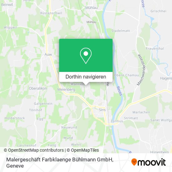 Malergeschäft Farbklaenge Bühlmann GmbH Karte