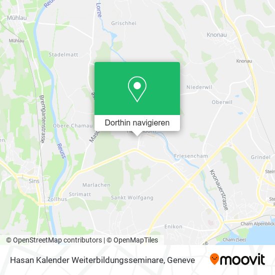 Hasan Kalender Weiterbildungsseminare Karte