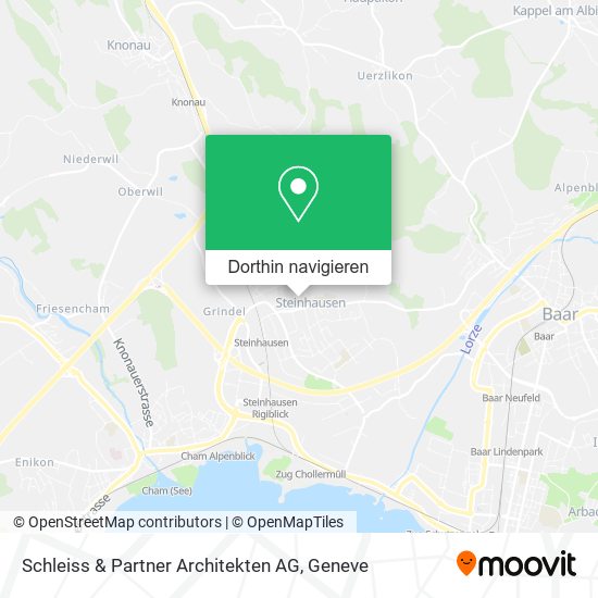 Schleiss & Partner Architekten AG Karte
