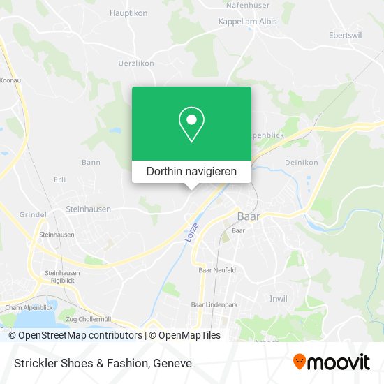Strickler Shoes & Fashion Karte
