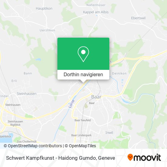 Schwert Kampfkunst - Haidong Gumdo Karte