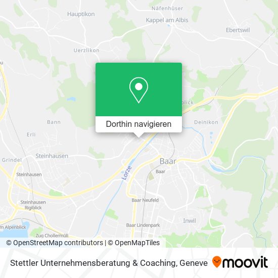 Stettler Unternehmensberatung & Coaching Karte