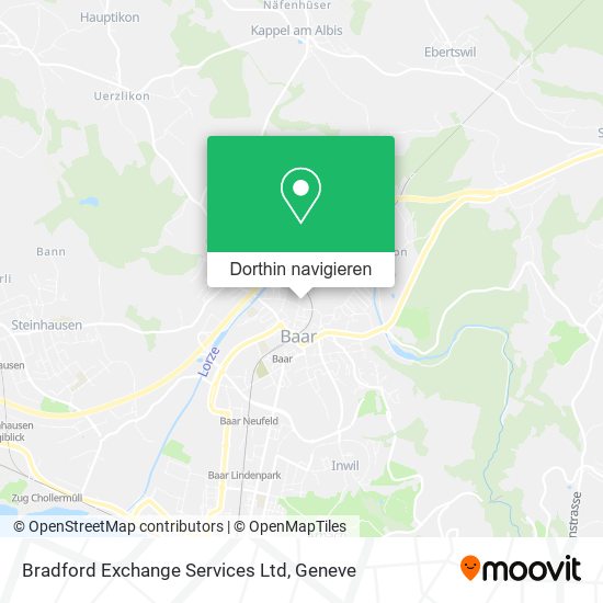 Bradford Exchange Services Ltd Karte