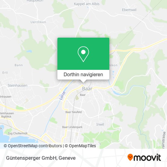Güntensperger GmbH Karte
