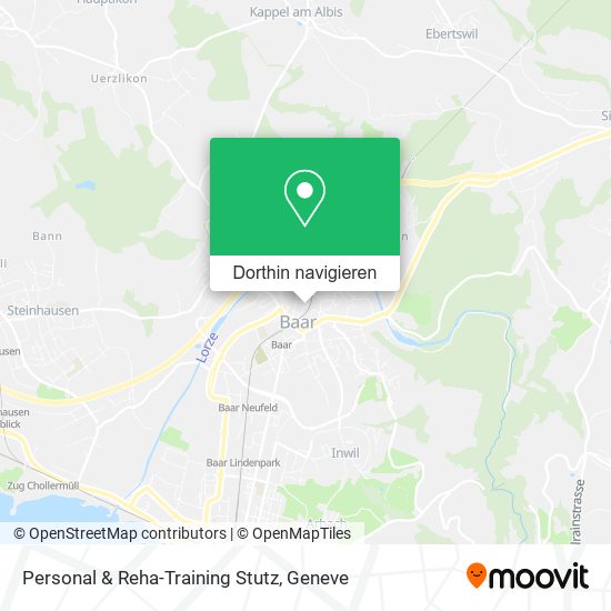 Personal & Reha-Training Stutz Karte