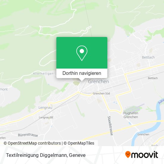 Textilreinigung Diggelmann Karte