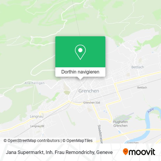 Jana Supermarkt, Inh. Frau Remondrichy Karte