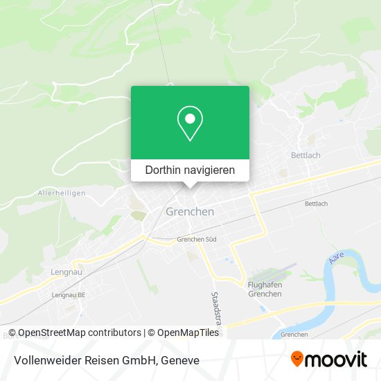 Vollenweider Reisen GmbH Karte