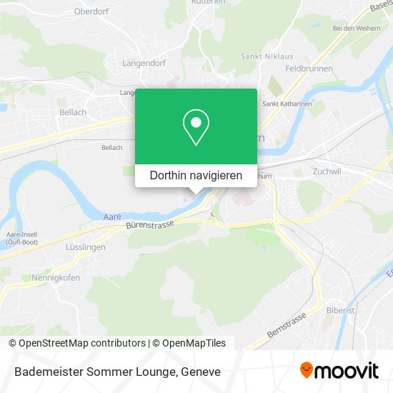 Bademeister Sommer Lounge Karte