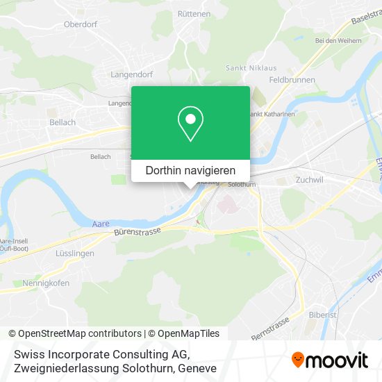 Swiss Incorporate Consulting AG, Zweigniederlassung Solothurn Karte