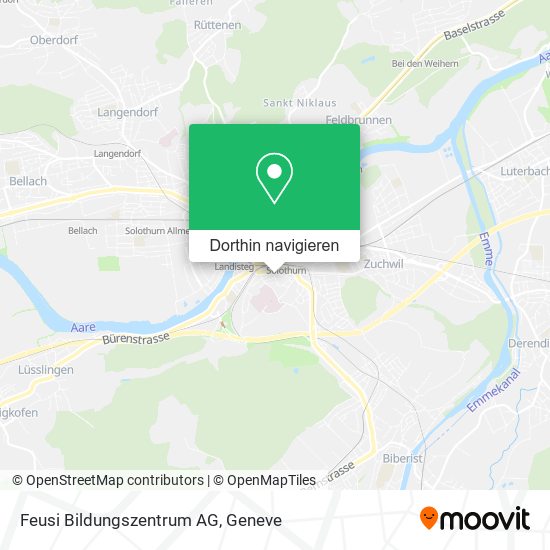Feusi Bildungszentrum AG Karte