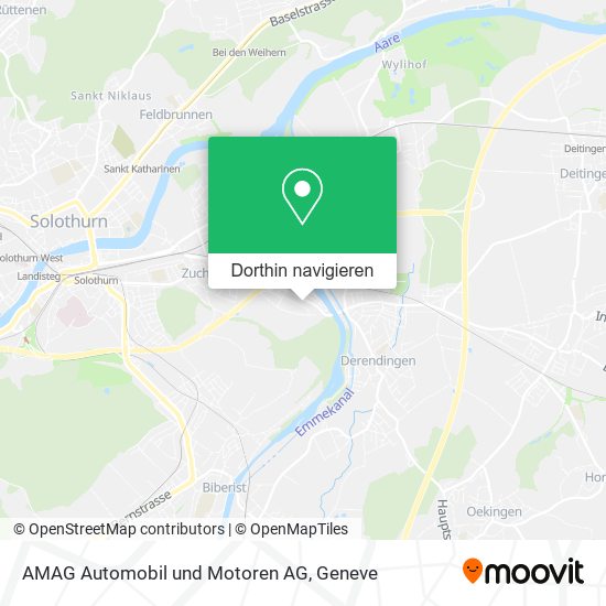 AMAG Automobil und Motoren AG Karte