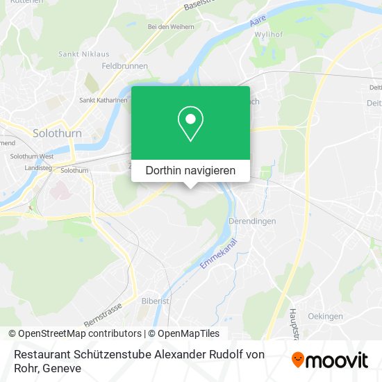 Restaurant Schützenstube Alexander Rudolf von Rohr Karte