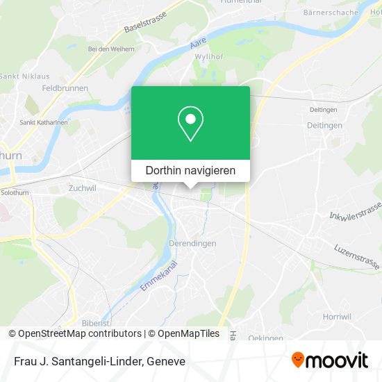 Frau J. Santangeli-Linder Karte