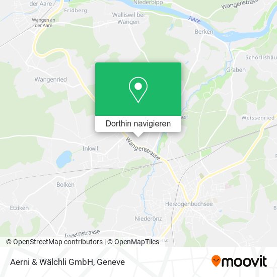 Aerni & Wälchli GmbH Karte