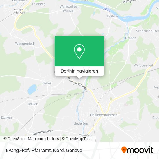 Evang.-Ref. Pfarramt, Nord Karte