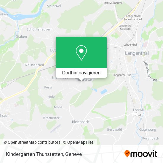 Kindergarten Thunstetten Karte