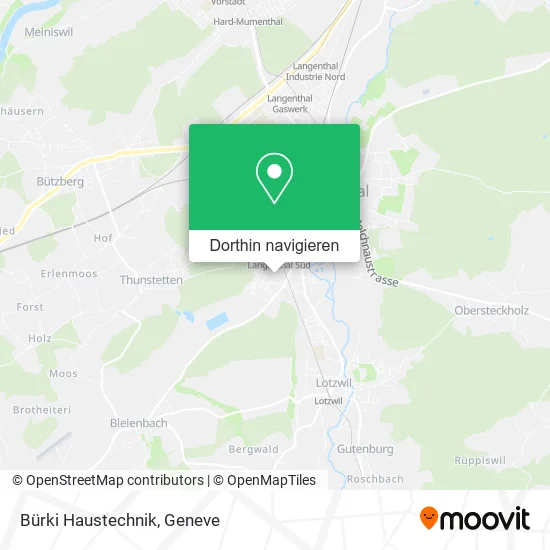 Bürki Haustechnik Karte