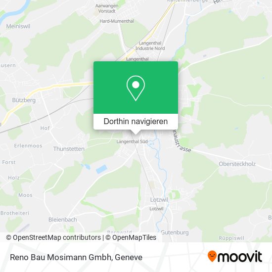 Reno Bau Mosimann Gmbh Karte