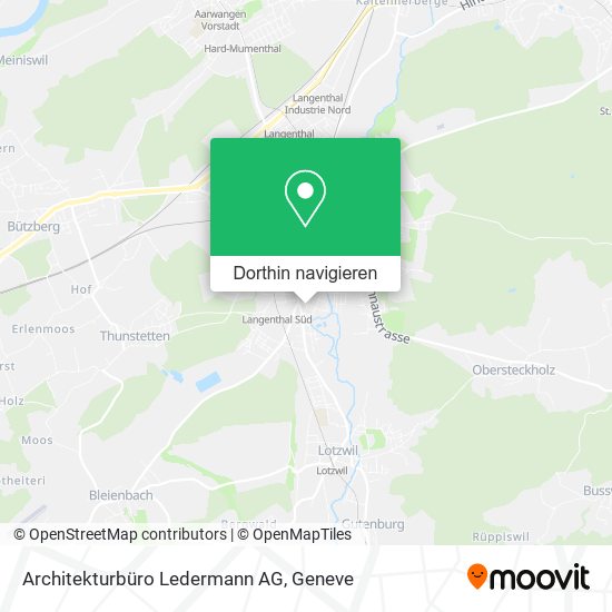 Architekturbüro Ledermann AG Karte