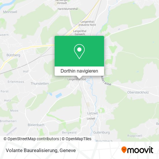 Volante Baurealisierung Karte