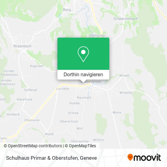 Schulhaus Primar & Oberstufen Karte
