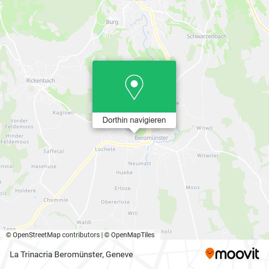 La Trinacria Beromünster Karte