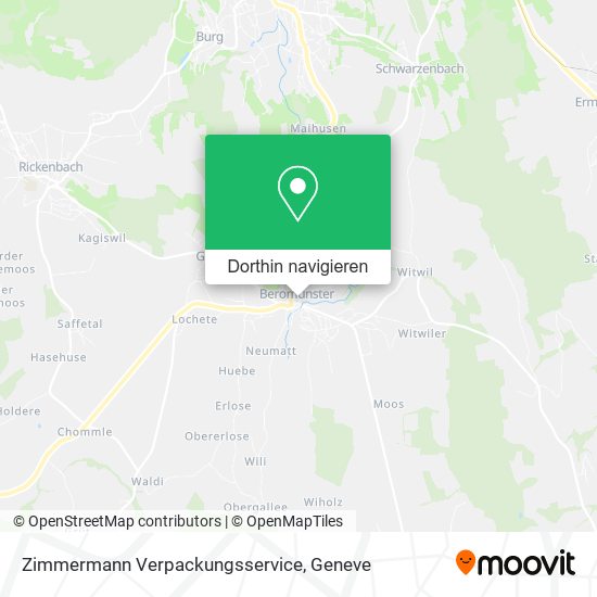 Zimmermann Verpackungsservice Karte