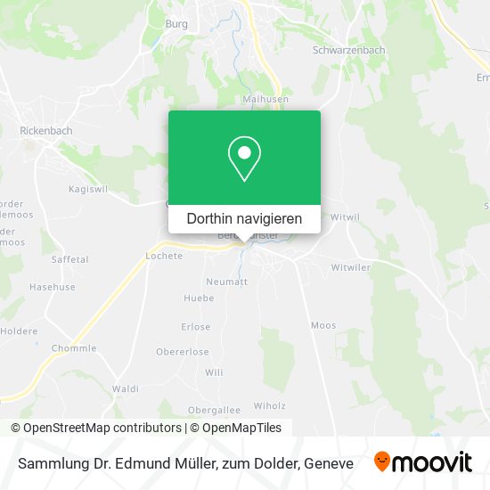 Sammlung Dr. Edmund Müller, zum Dolder Karte