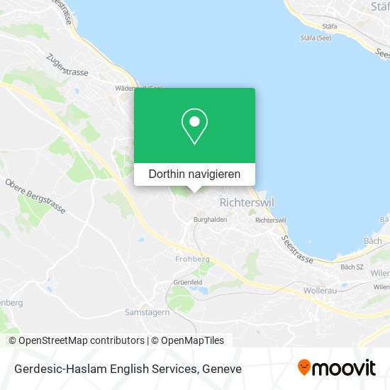 Gerdesic-Haslam English Services Karte